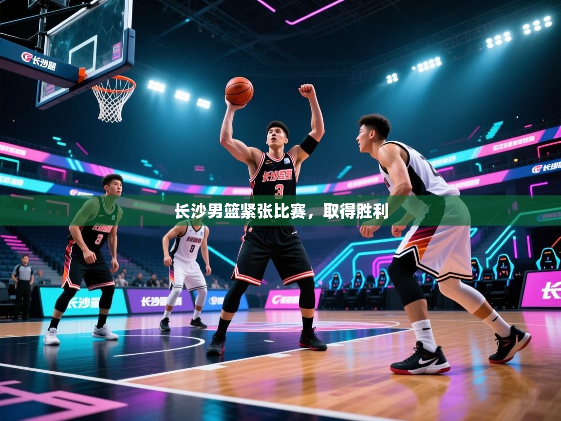 长沙男篮紧张比赛，取得胜利  第1张