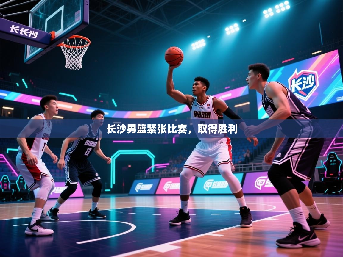 长沙男篮紧张比赛，取得胜利  第2张